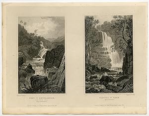 Antique Print-WALES-CAPEL CURIG-PISTILL Y CAEN-Gastineau-Adlard-1831