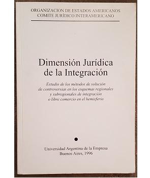 Imagen del vendedor de Dimensin Jurdica de la Integracin a la venta por LIBROS EL CID CAMPEADOR