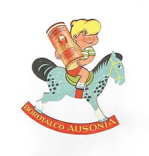Antigua publicidad "Borotalco Ausonia".