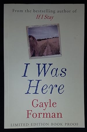 Seller image for I WAS HERE for sale by Happyfish Books