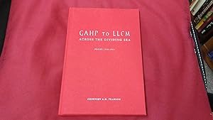 Seller image for GAHP TO LLCM Across the Dividing Sea Poems 1950-1951 for sale by Paraphernalia Books 'N' Stuff
