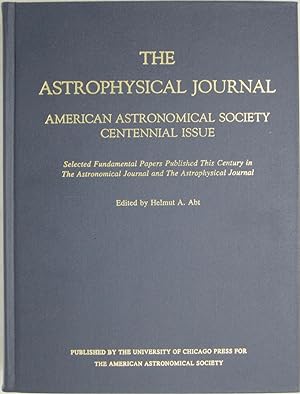 The Astrophysical Journal: American Astronomical Society Centennial Issue (Volume 525, Number 1C,...