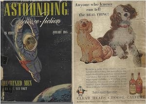 Seller image for Astounding Science-Fiction 1945 Vol. 34 # 05 January: Nomad (pt 2) / The Mixed Men / The Canal Builders / Enter the Professor / The Waveries for sale by John McCormick