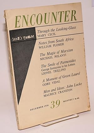 Seller image for Encounter; December 1956, Vol. VII No. 6 for sale by Bolerium Books Inc.