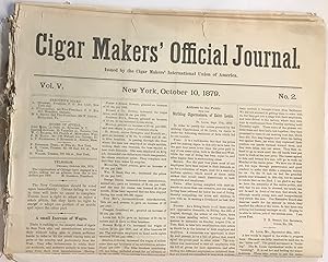 Cigar makers' official journal [seven issues]