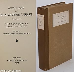 Seller image for Anthology of Magazine Verse for 1915 and year book of American poetry for sale by Bolerium Books Inc.