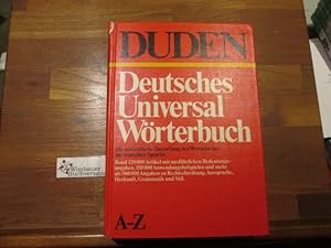 Duden "Deutsches Universalwörterbuch". hrsg. u. bearb. vom Wiss. Rat u.d. Mitarb. d. Dudenred. un...