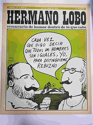 Seller image for Hermano Lobo numero 111: portada de Chumy Chumez for sale by El Boletin