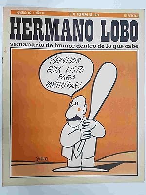 Seller image for Hermano Lobo numero 092: portada de Summers for sale by El Boletin