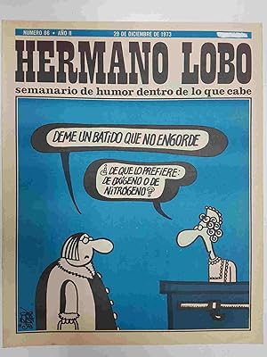 Seller image for Hermano Lobo numero 086: portada de Forges for sale by El Boletin