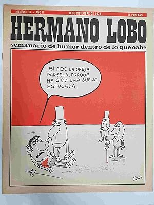 Seller image for Hermano Lobo numero 083: portada de Gila for sale by El Boletin