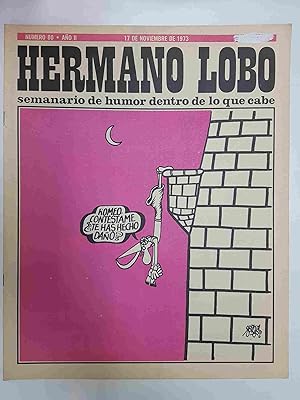 Seller image for Hermano Lobo numero 080: portada de Forges for sale by El Boletin