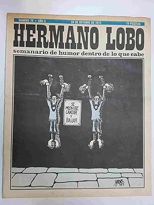Seller image for Hermano Lobo numero 076: portada de Forges for sale by El Boletin