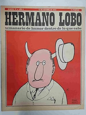 Seller image for Hermano Lobo numero 075: portada de Chumy Chumez for sale by El Boletin