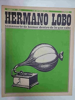 Seller image for Hermano Lobo numero 070: portada de Ops for sale by El Boletin