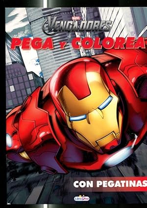 Image du vendeur pour LIbro Divo: Marvel: Los Vengadores (segundo modelo): Pega y colorea, cuaderno de colorear con pegatinas mis en vente par El Boletin