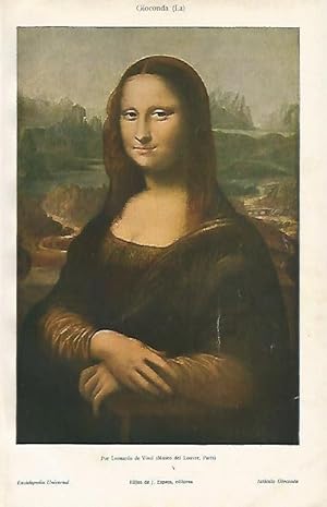 Image du vendeur pour LAMINA ESPASA 2094: La Gioconda de Leonardo da Vinci mis en vente par EL BOLETIN