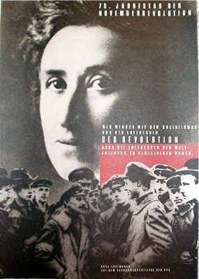 70. Jahrestag der Novemberrevolution. Fotoplakat. Gestaltung: Siegfried Jaroszewski.