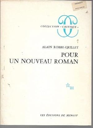 Pour Un Nouveau Roman (French Edition)