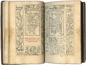 Printed Book of Hours (Use of Rome); in Latin and French, imprint on paper