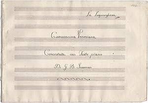 La Luganeghera. Canzoncina Veneziana concertata con Forte-piano di G. B. Scarman