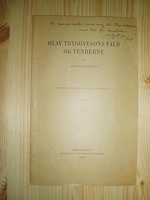 Seller image for Olav Tryggvesons fald og Venderne for sale by Expatriate Bookshop of Denmark