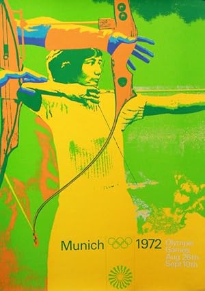 "München 1972" - Bogenschießen.