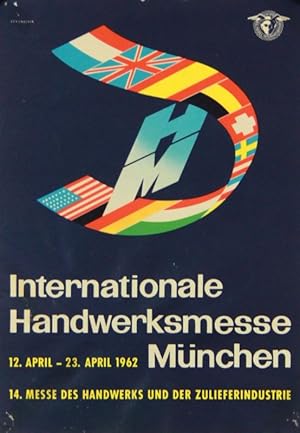 "Internationale Handwerksmesse München" - 12. April - 23. April 1962.