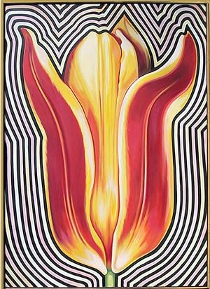 Seller image for Lowell Blair Nesbitt, Electric Tulip II, Oil Painting for sale by RoGallery
