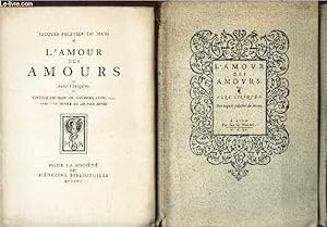 Seller image for L'AMOUR DES AMOURS - VERS LYRIQUES. for sale by Le-Livre