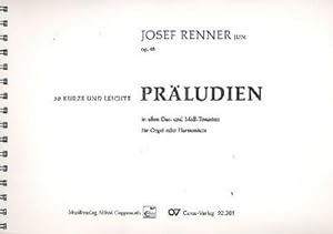 Immagine del venditore per 30 kurze und leichte Prludien op.48fr Orgel (Harmonium) venduto da AHA-BUCH GmbH