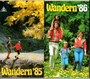Wandern 1985, 1986, 1987, 1988, 1990, 1993, 1995, 1996, 1998 Kalender / Postkarten.