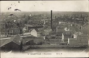 Ansichtskarte / Postkarte Adamville Saint Maur des Fossés Val de Marne, Panoramablick über die Stadt