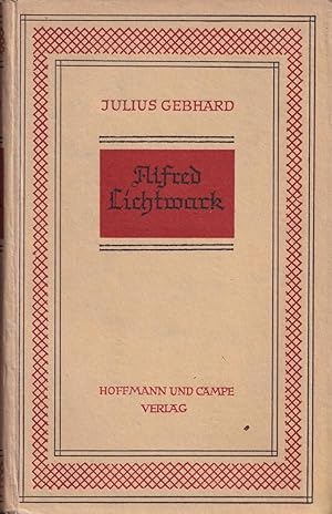 Bild des Verkufers fr Alfred Lichtwark und die Kunsterziehungsbewegung in Hamburg. zum Verkauf von Antiquariat Reinhold Pabel