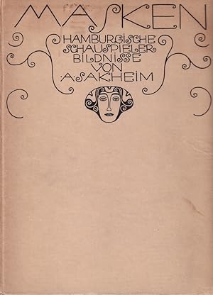 Bild des Verkufers fr Masken. Hamburgische Schauspieler-Bildnisse. zum Verkauf von Antiquariat Reinhold Pabel