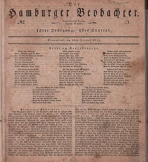 Der Hamburger Beobachter. JG. 15. Hrsg. von Fr. [Friedrich] Menck.