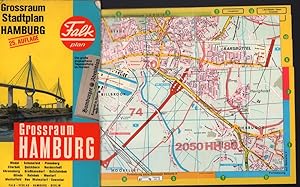 Falk-Plan Hamburg : Großraum Hamburg [No. 102]. 25. Aufl. (Ausgabe 1984). Wedel, Schenefeld, Pinn...