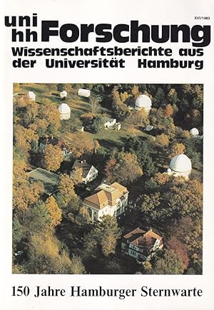 Bild des Verkufers fr 150 Jahre Hamburger Sternwarte. (Hrsg. von der Pressestelle der Universitt). zum Verkauf von Antiquariat Reinhold Pabel