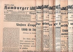 Hamburger Nachrichten. JG. 123, Nrn. 362-370 und Nr. 378 sowie eine Sonderausgabe und 1 Extra-Aus...