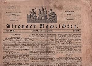 Altonaer Nachrichten. NR. 166, Dienstag, den 19. October 1852.