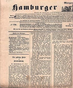 Hamburger Nachrichten. Nr. 79, Dienstag, den 2. April 1895. Morgen-Ausgabe (mit 1 Beilage). (Hrsg...