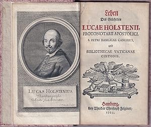 Seller image for Leben des Gelehrten Lucae Holstenii, Protonotarii Apostolici, S. Petri Basilicae Canonici und Bibliothecae Vaticanae Custodis. for sale by Antiquariat Reinhold Pabel