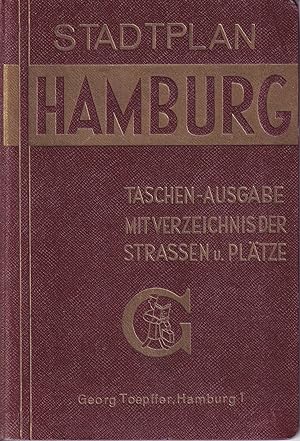 GRIEBEN Stadtplan HAMBURG. Taschen-Ausgabe. Mit Verzeichnis der Straßen u. Plätze.