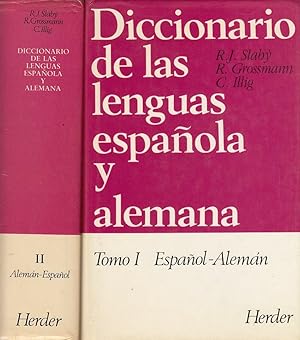 DICCIONARIO DE LAS LENGUAS ESPAÑOLA Y ALEMANA 2 Tomos OBRA COMPLETA