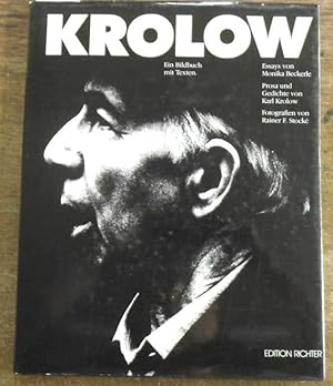 Bild des Verkufers fr Krolow. Ein Bildbuch mit Texten. Prosa und Gedichte von karl Krolow. zum Verkauf von Antiquariat Carl Wegner