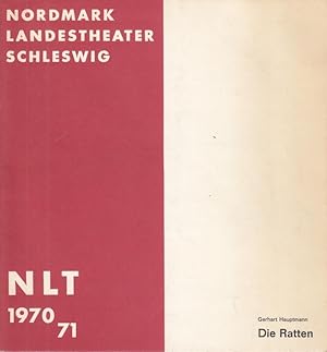 Bild des Verkufers fr Die Ratten. Spielzeit 1970 / 1971. Inszenierung Boesche, Ekkehard. Bhne Soyka, Rudolf. Darsteller Mildenstrey, Gnter / Glssner, H.M. / Konrad, Joachim / Wehnert, H.J. / Gravenhorst, Ingrid / Greisner, Detlev / Leiser, herbert / Scheepers, Sepp / Weber, Gerhild / Lange, Claus / Hoffmann, Josta / Minich, Heide u.a. zum Verkauf von Antiquariat Carl Wegner