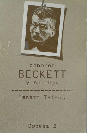 Imagen del vendedor de CONOCER BECKETT Y SU OBRA a la venta por CENTRAL LIBRERA REAL FERROL