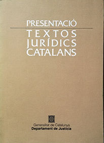 Imagen del vendedor de TEXTOS JURIDICS CATALANS a la venta por CENTRAL LIBRERA REAL FERROL