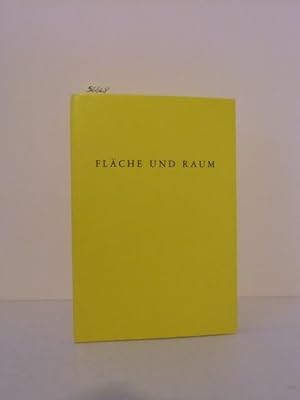 Seller image for Flche und Raum. Mit Texten von Heinz Gappmayr und Markus Klammer. Katalog zur Ausstellung in der Museum-Galerie, Bozen vom 24. April - 25. Mai 1991. for sale by Kunstantiquariat Rolf Brehmer