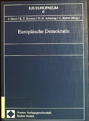 Bild des Verkufers fr Europische Demokratie. Ius Europaeum ; Bd. 6 zum Verkauf von books4less (Versandantiquariat Petra Gros GmbH & Co. KG)